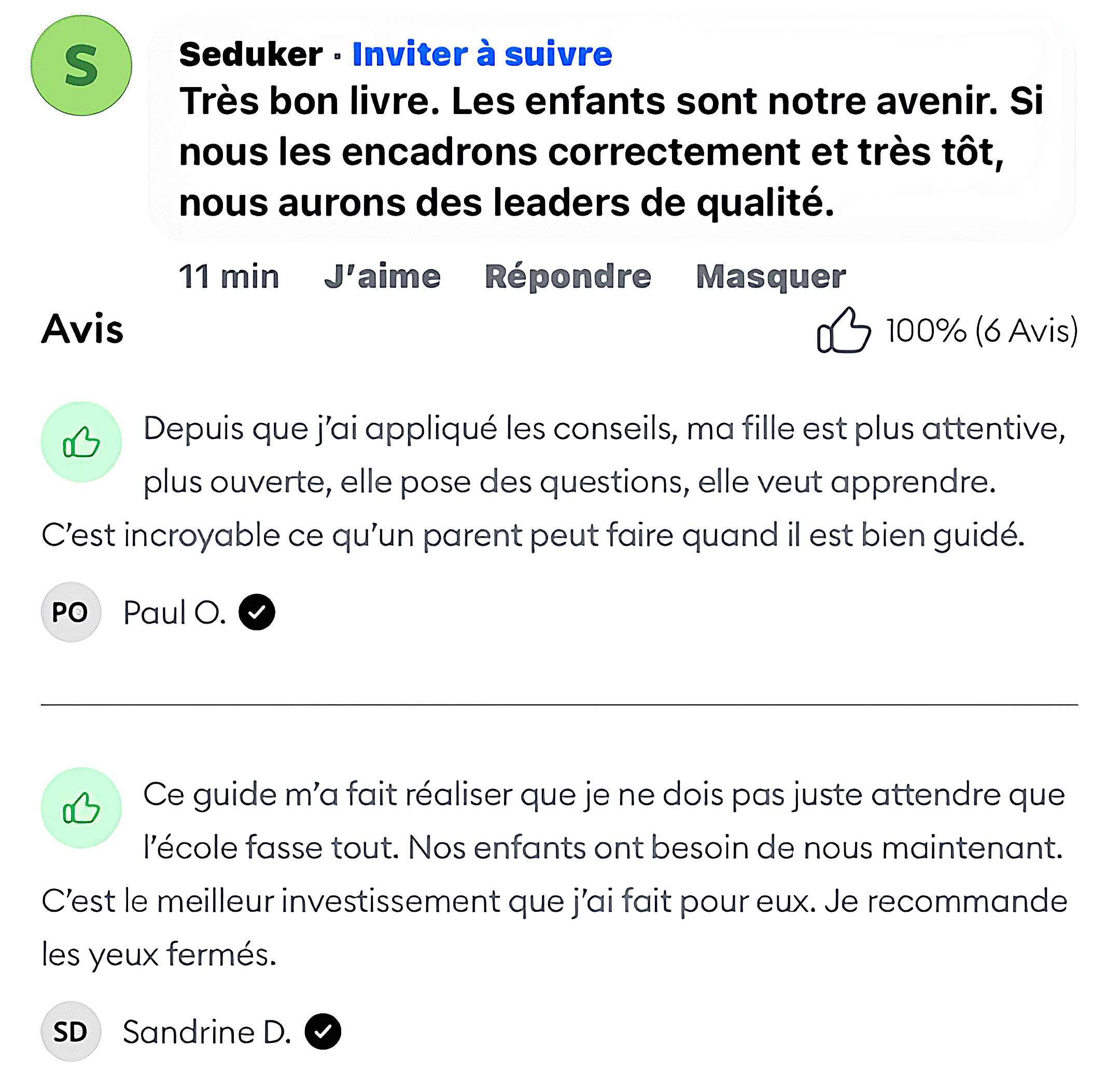 Avis réel 2